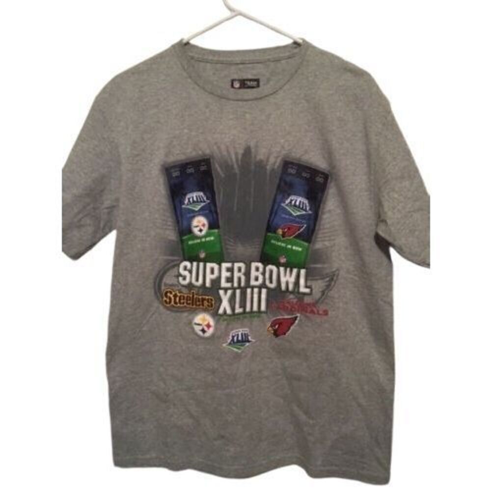PITTSBURGH STEELERS SUPER BOWL XLIII SIZE MEDIUMāT-SHIRT **NEW**